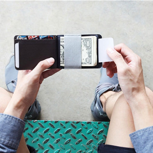 BEI WRH MAG Creative Magnetic Detachable Modular Wallet(Dark Blue)