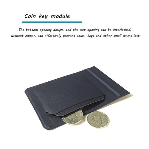 BEI WRH MAG Creative Magnetic Detachable Modular Wallet(Dark Blue)