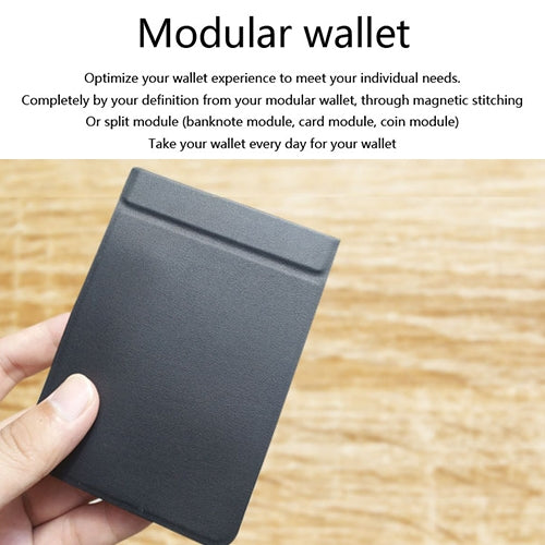 BEI WRH MAG Creative Magnetic Detachable Modular Wallet(Dark Blue)