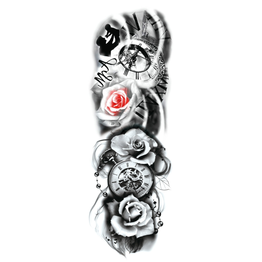 BEI WRH Large Arm Sleeve Waterproof Temporary Tattoo Sticker(