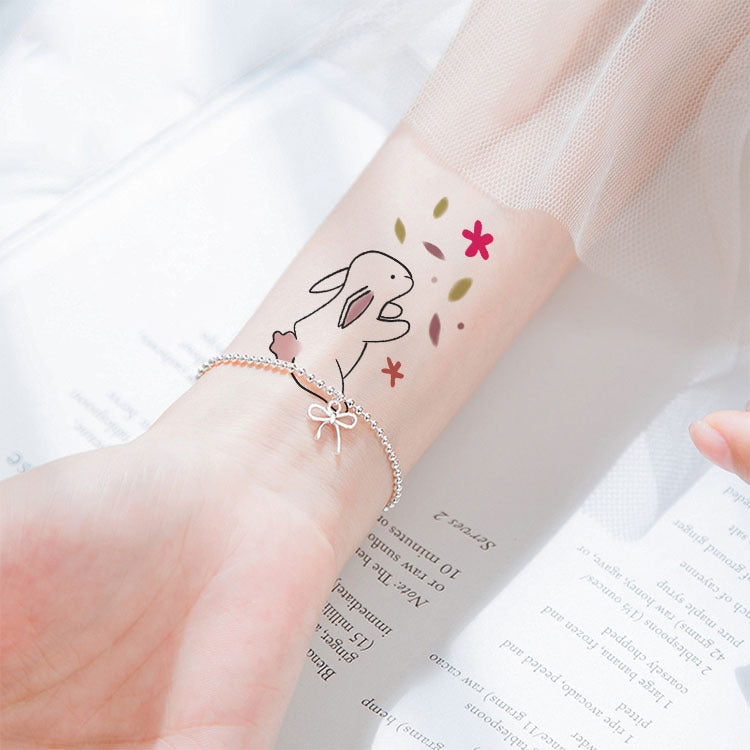 BEI WRH 10pcs Waterproof Small Fresh Water Transfer Color Tattoo Stickers