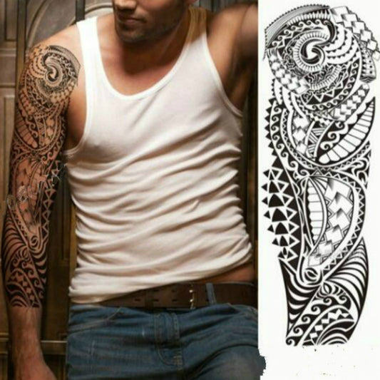 BEI WRH  Large Arm Sleeve Waterproof Temporary Tattoo Sticker