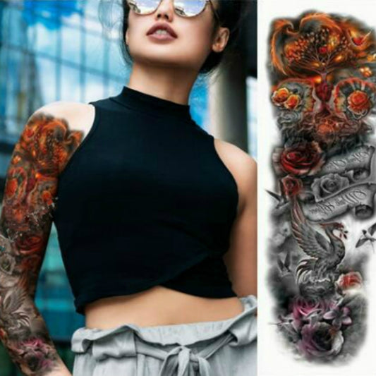 BEI WRH Large Arm Sleeve Waterproof Temporary Tattoo Sticker
