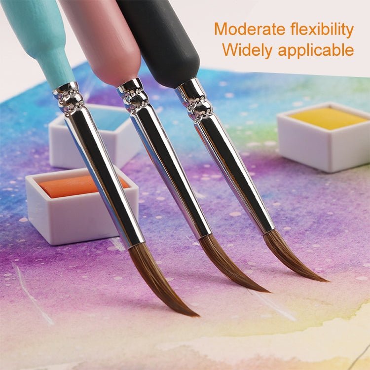 BEI WRH 11 PCS Full Sets WeiZhuang Hook Line Pen Painting Hand - painted Watercolor Wolf Mint Hook Line Pen Painting Stroke Thin Line Brush, Color:Pink - Mega Discount Store LebanonLebanon