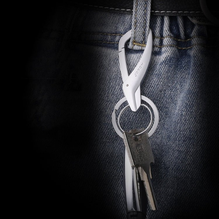 BEI WRH JOBON ZB - 197 Car Waist Hanging Keychain Double Ring Metal Keychain(Black) - Mega Discount Store LebanonLebanon